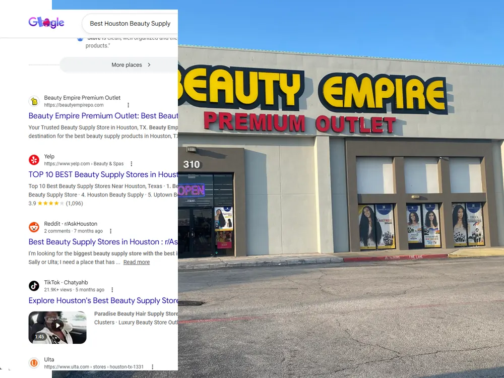 뷰티 서플라이 구글 검색 엔진 최적화 성공 사례