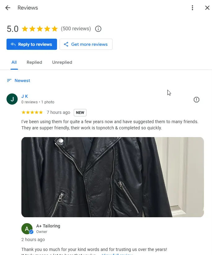 미국 비즈니스 구글 리뷰 관리 및 평판 최적화